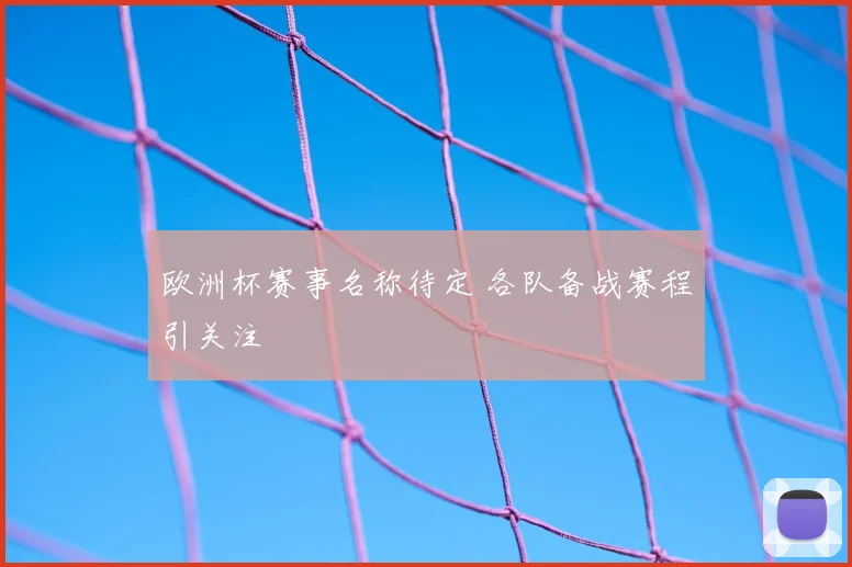 欧洲杯赛事名称待定 各队备战赛程引关注