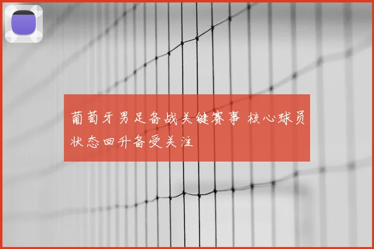 葡萄牙男足备战关键赛事 核心球员状态回升备受关注